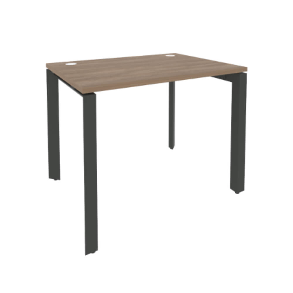 Стол рабочий 980x720x750 на П-образном м/к  (Дуб Аризона/антрацит, 980x720x750)