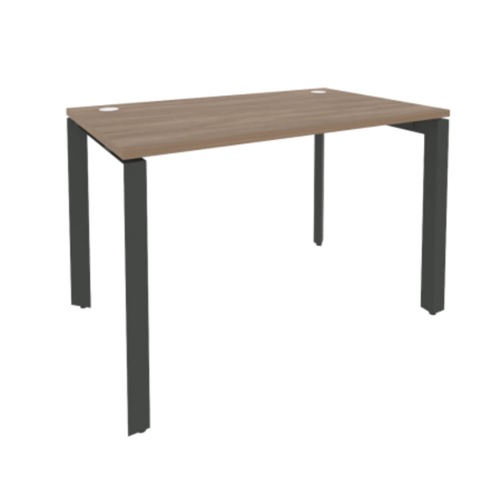Стол рабочий 1180x720x750 на П-образном м/к  (Дуб Аризона/антрацит, 1180x720x750)