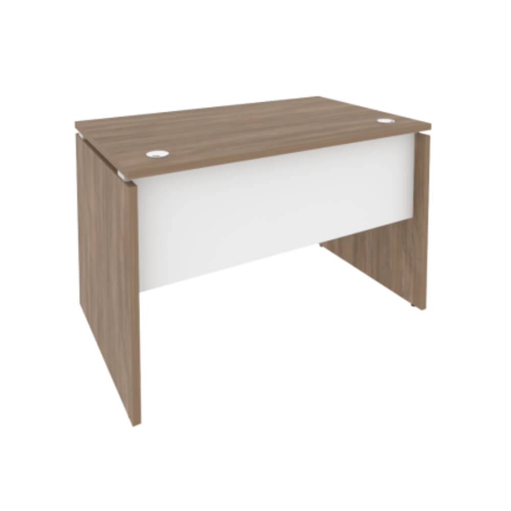 Стол письменный прямой 1180x720x750 (Дуб Аризона/Белый Бриллиант, 1180x720x750)