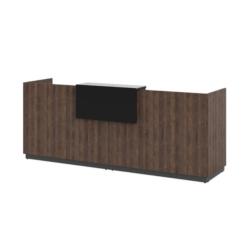 Стойка ресепшен S 2810x710x1130 (Табак/Графит, 2810x710x1130)