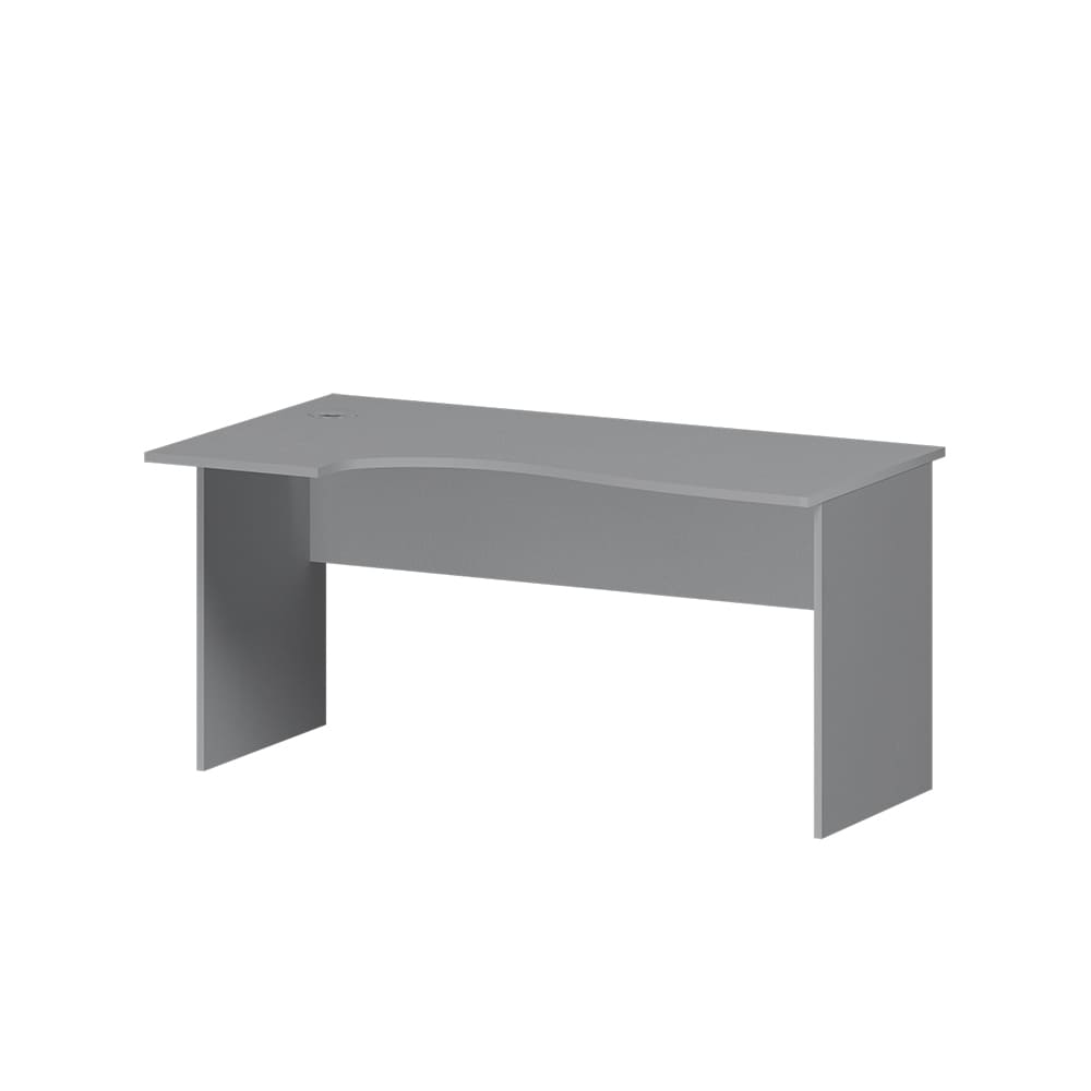 Стол эргономичный левый 1600x900x760 (Серый, 1600x900x760)