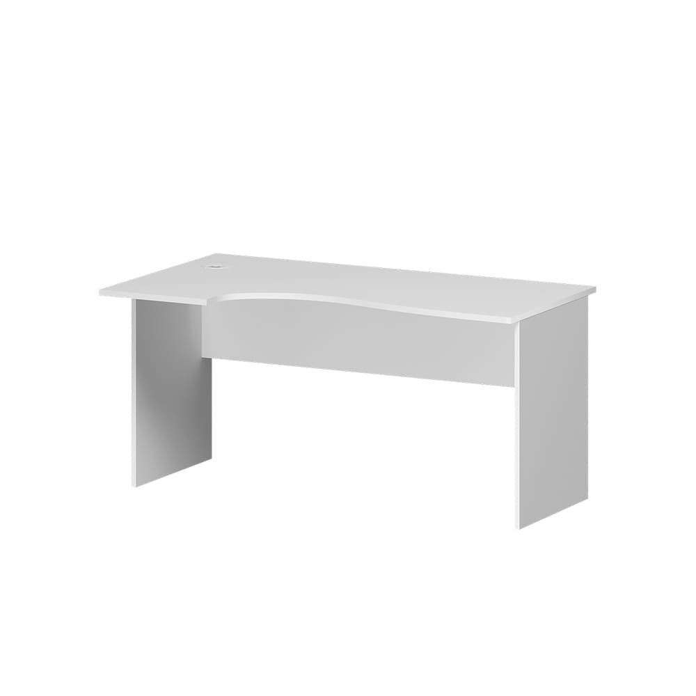 Стол эргономичный левый 1600x900x760 (Белый, 1600x900x760)