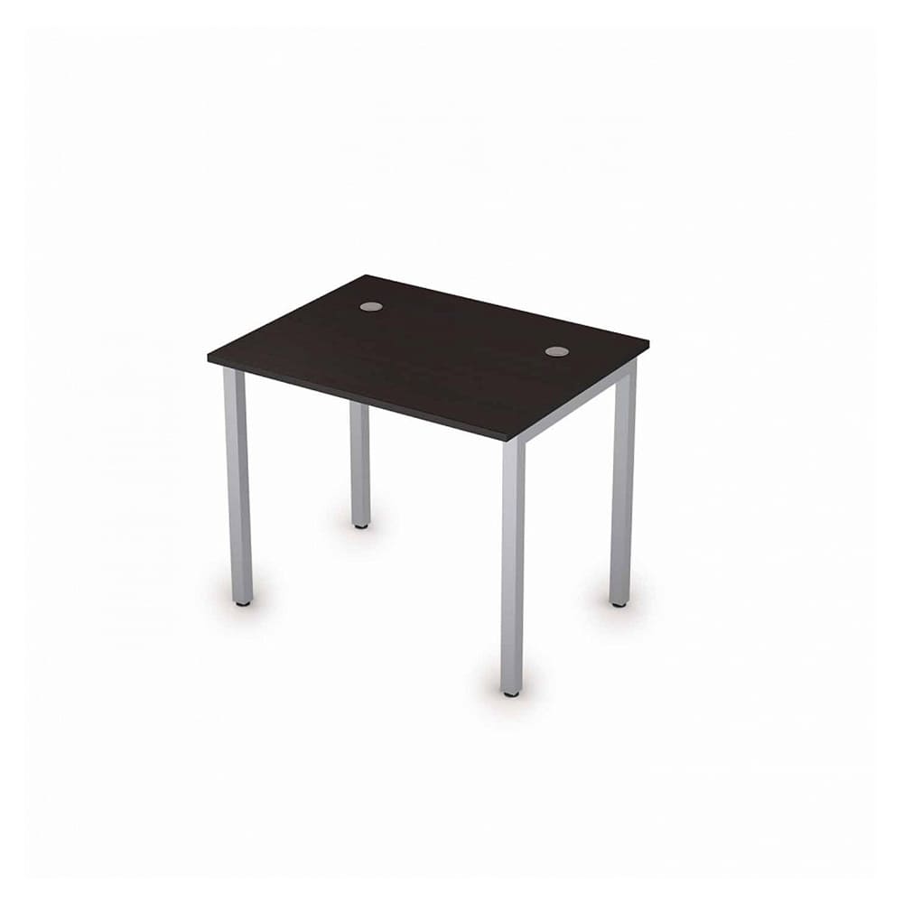 Стол письменный на м/к 900x700x750 (Венге/алюминий матовый, 900x700x750)