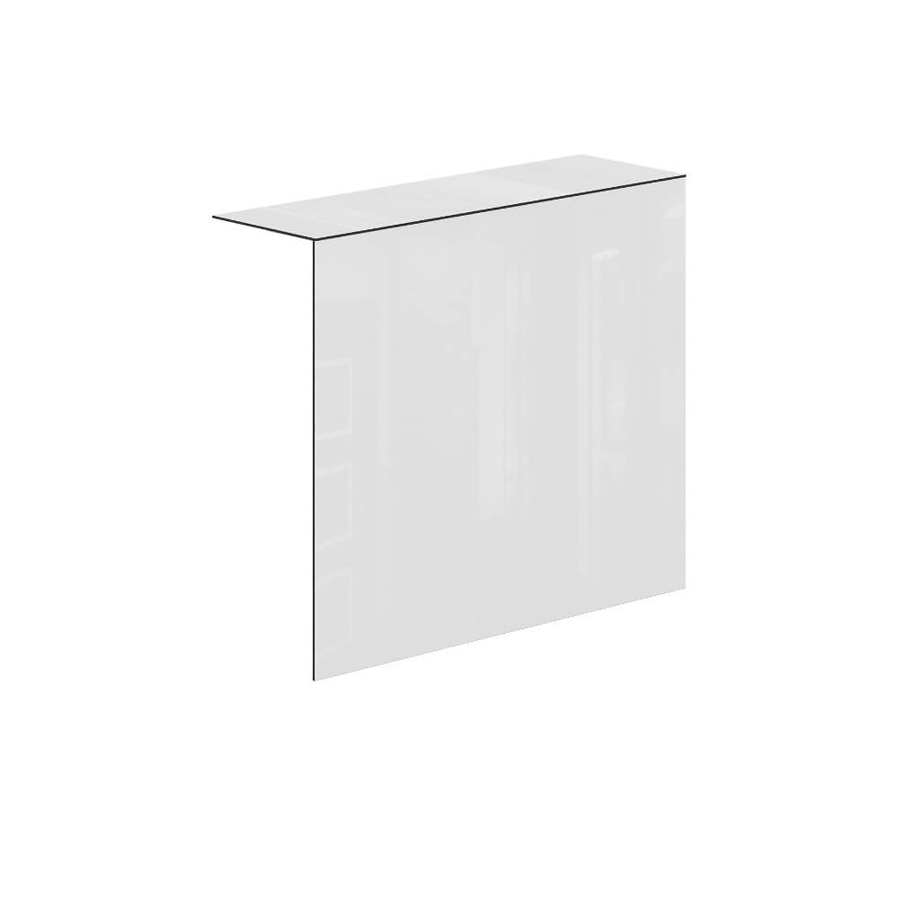 Фартук HPL прямой 800x250x679 (Белый Глянец, 800x250x679)