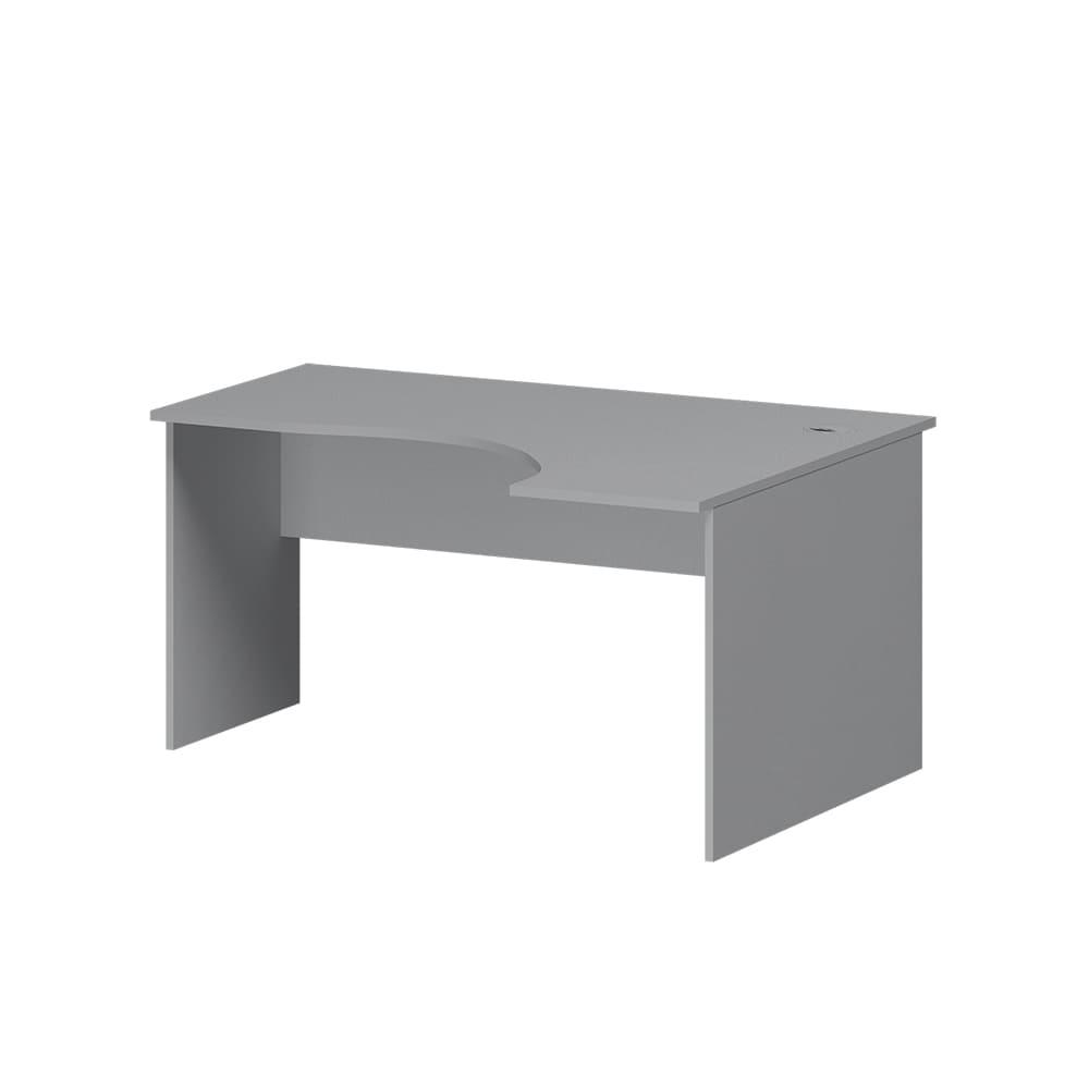 Стол эргономичный правый 1600x1200x760 (Серый, 1600x1200x760)