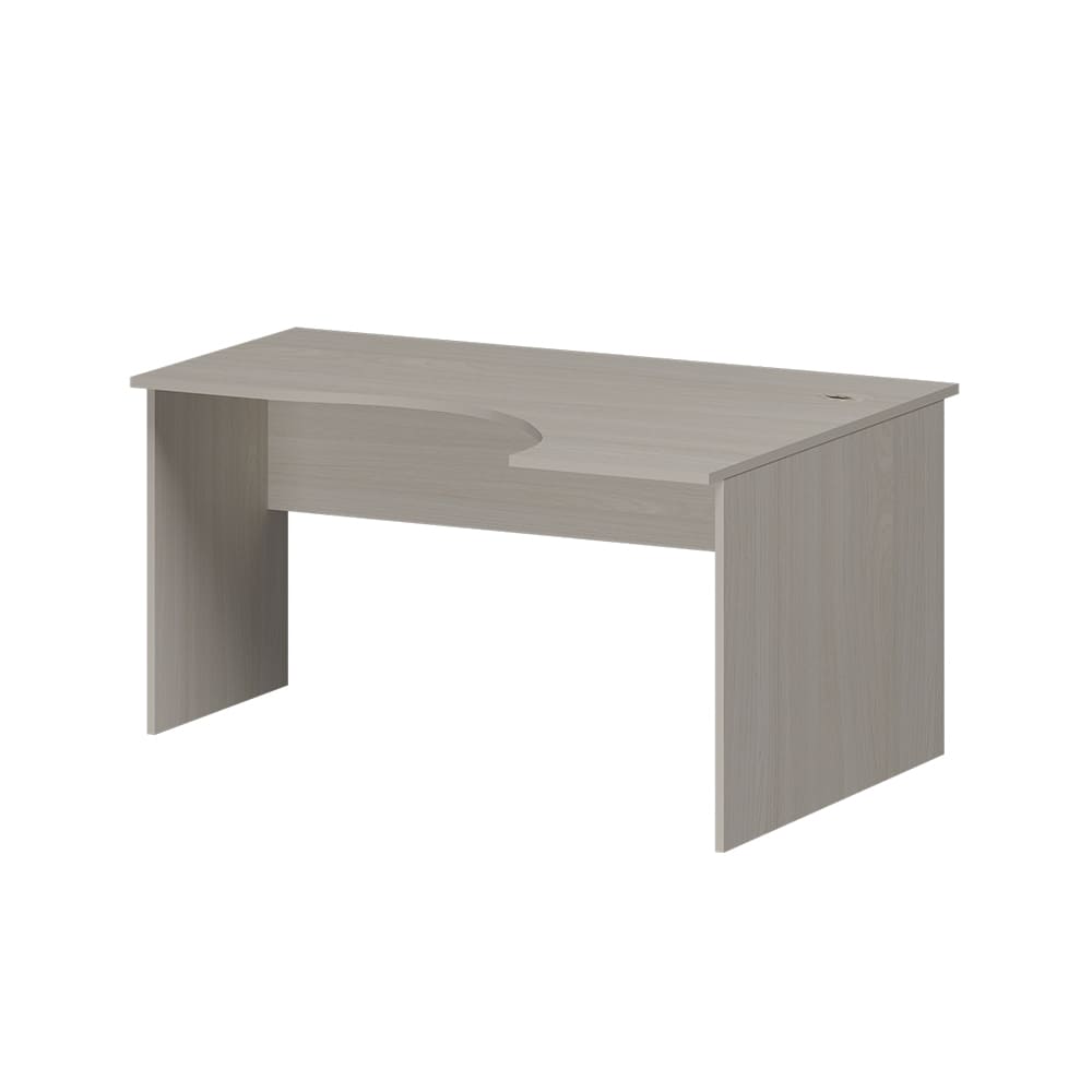 Стол эргономичный правый 1600x1200x760 (Ясень Шимо, 1600x1200x760)