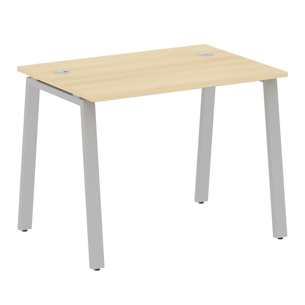 Стол письменный 1000x720x750 на А-образном м/к (Акация Лорка/серый, 1000x720x750)