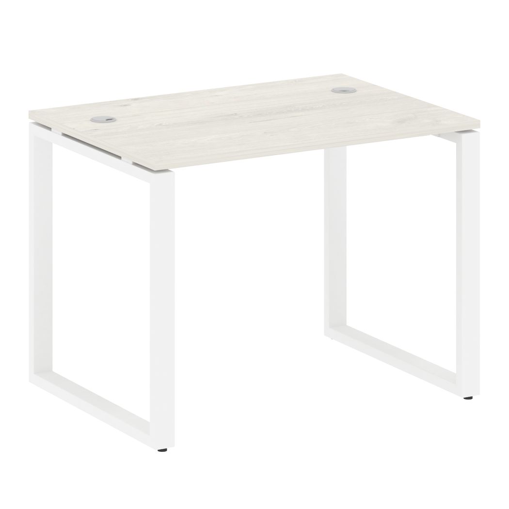 Стол письменный 1000x720x750 на О-образном м/к (Дуб Наварра/белый, 1000x720x750)