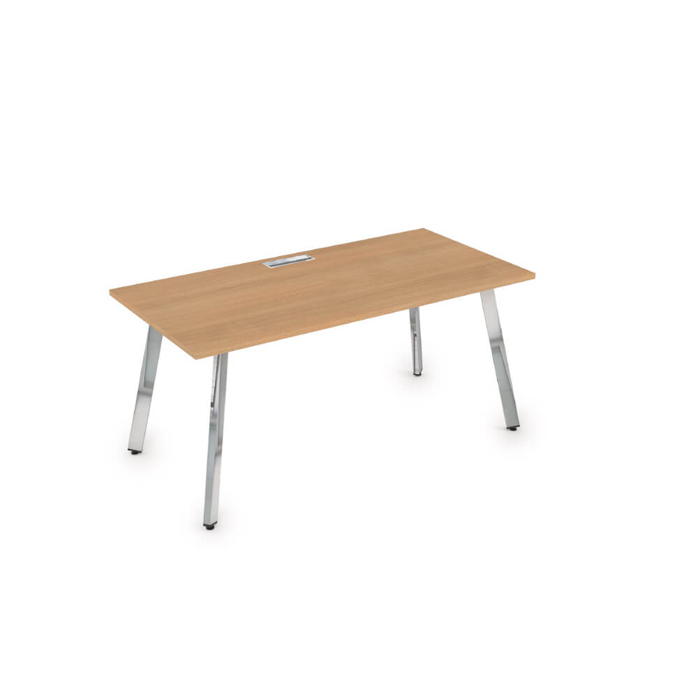 Стол рабочий прямолинейный на м/к 1400x700x750 (Romano/металл глянец, 1400x700x750)