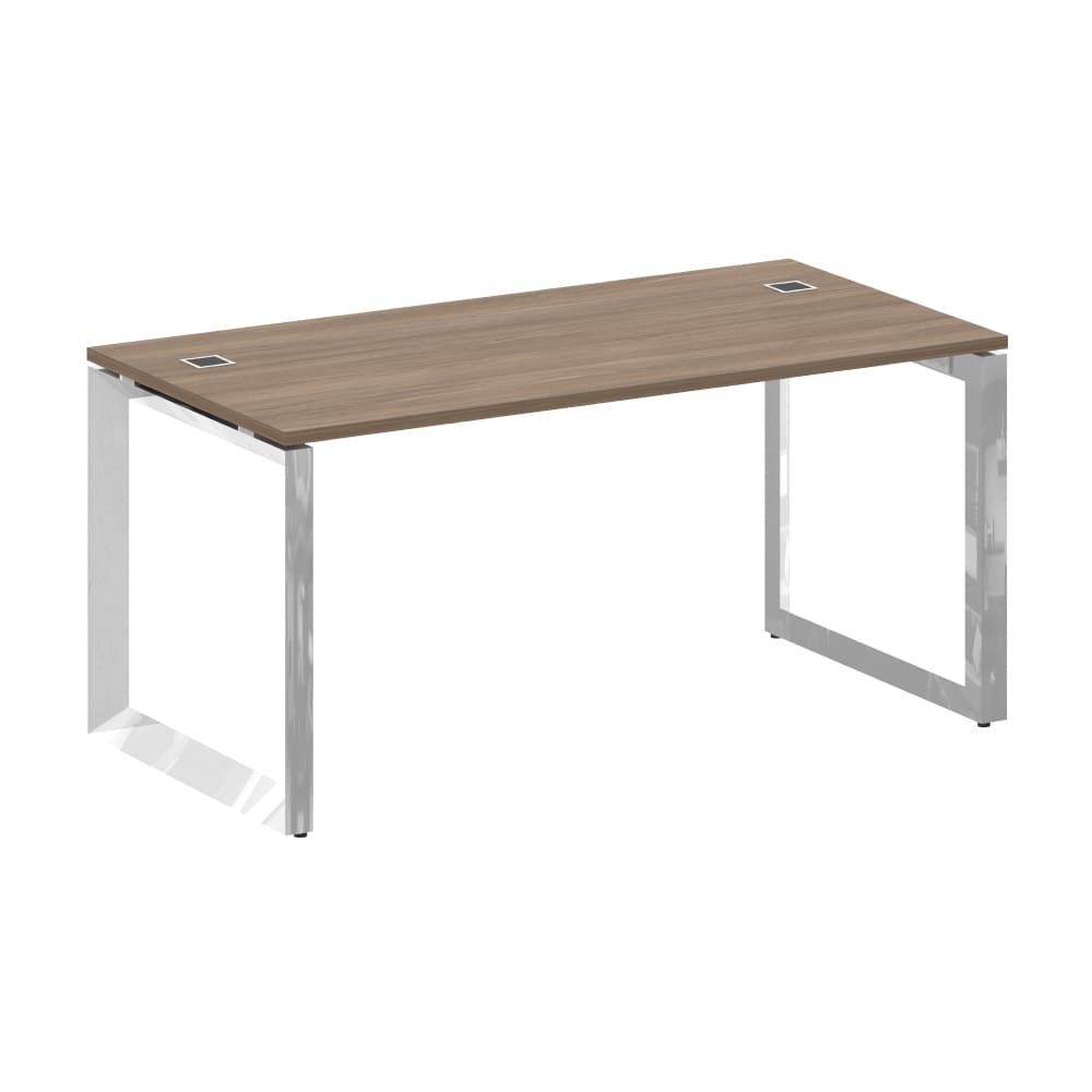 Стол рабочий руководителя на О-обр. м/к 1580x800x750 (Дуб Аризона, 1580x800x750)
