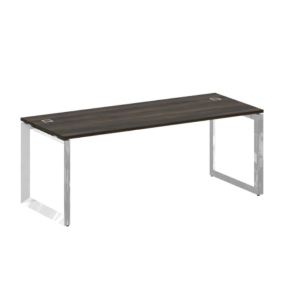 Стол рабочий руководителя на О-обр. м/к 1980x800x750 (Дуб Мали 1980x800x750)