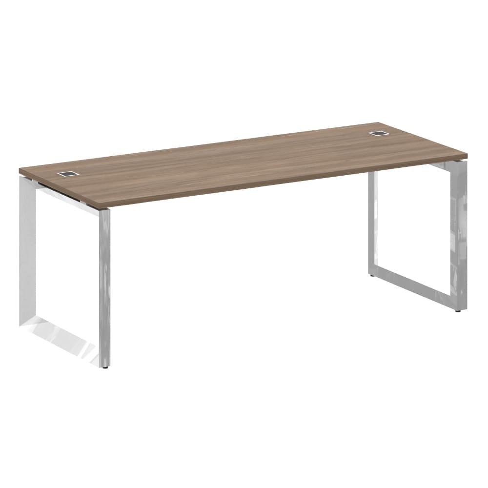 Стол рабочий руководителя на О-обр. м/к 1980x800x750 (Дуб Аризона, 1980x800x750)