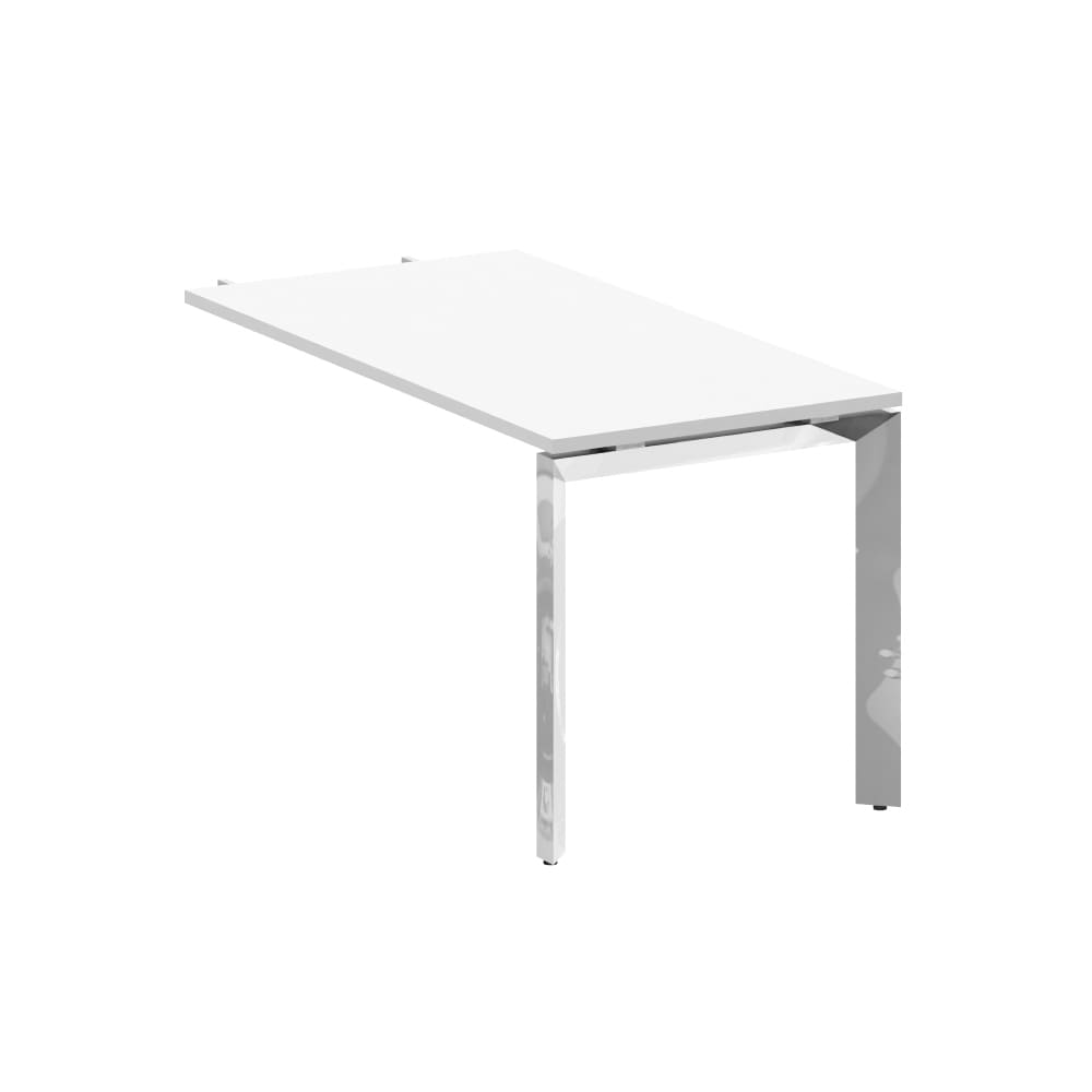 Брифинг-приставка на П-обр. м/к 1380x720x750 (Белый Бриллиант, 1380x720x750)