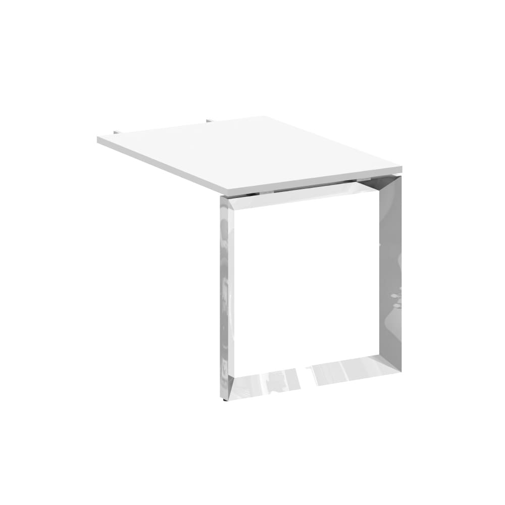 Брифинг-приставка на О-обр. м/к 980x720x750 (Белый Бриллиант, 980x720x750)