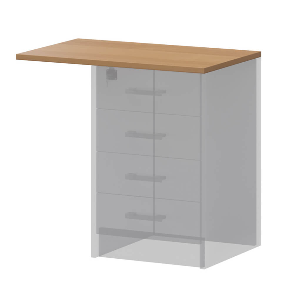 Топ к приставной тумбе АТ-05 730x450x22 (Ольха, 730x450x22)