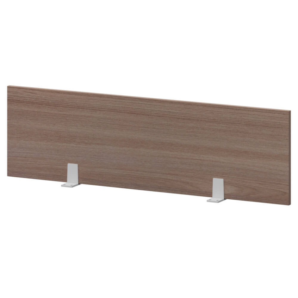 Экран для одиночного стола 1200x18x350 (Тёмный Шимо/белый, 1200x18x350,ЛДСП)