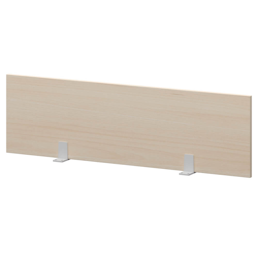 Экран для одиночного стола 1200x18x350 (Бук/белый, 1200x18x350,ЛДСП)