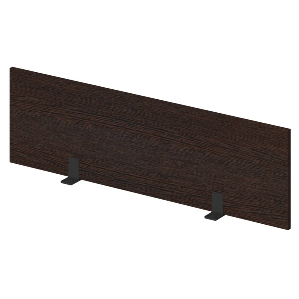 Экран для одиночного стола 1200x18x350 (Венге/антрацит, 1200x18x350,ЛДСП)