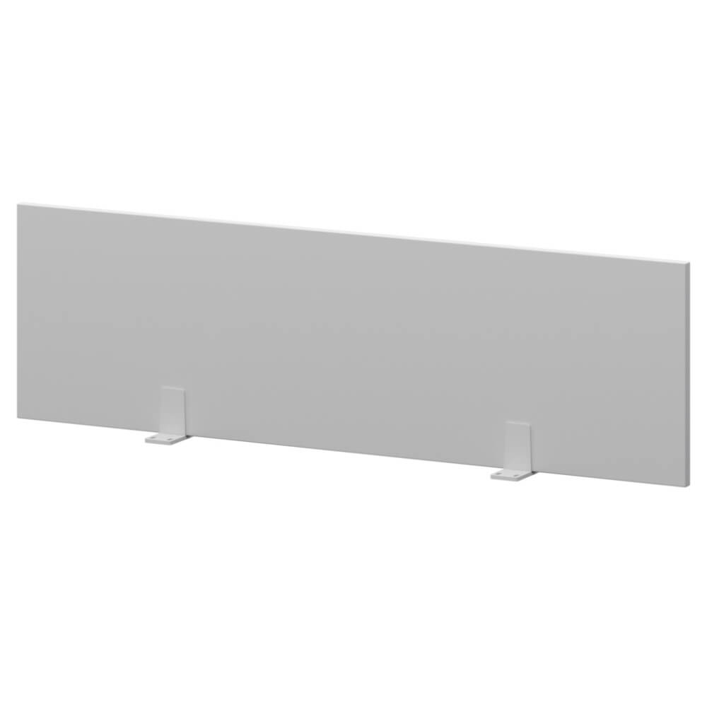 Экран для одиночного стола 1200x18x350 (Белый/белый, 1200x18x350,ЛДСП)