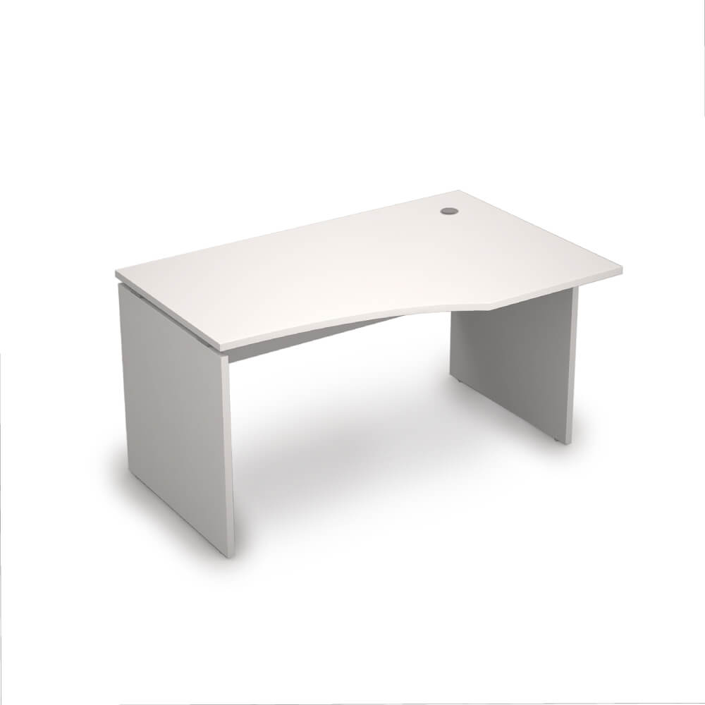 Стол эргономичный правый 1400x900x750 (Белый, 1400x900x750)
