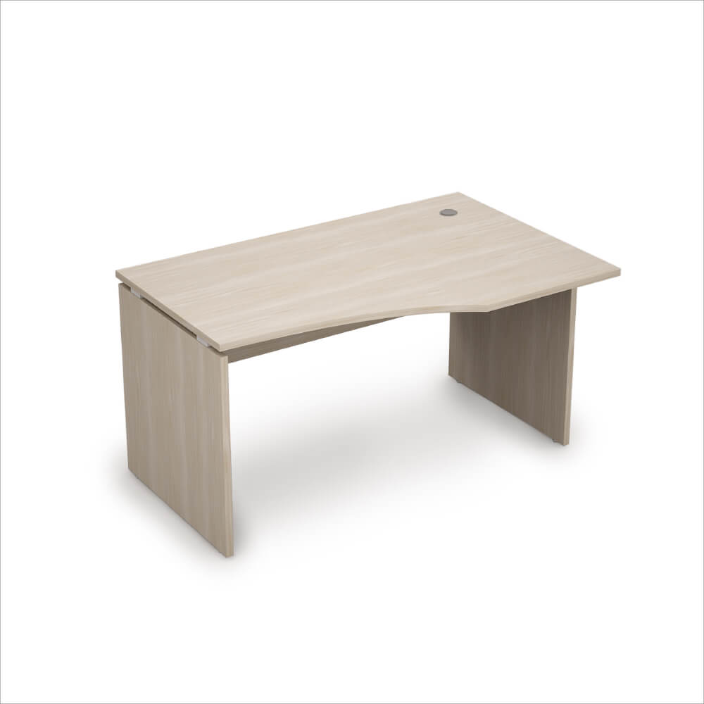 Стол эргономичный правый 1400x900x750 (Шамони Светлый, 1400x900x750)