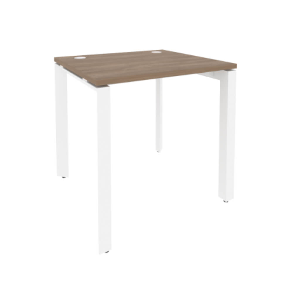 Стол рабочий 780x720x750 на П-образном м/к  (Дуб Аризона/белый, 780x720x750)