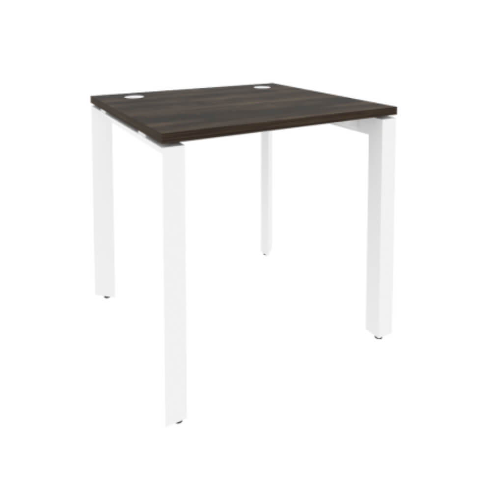 Стол рабочий 780x720x750 на П-образном м/к  (Дуб Мали/белый, 780x720x750)