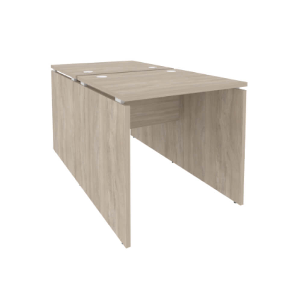 Бенч-система на 2 рабочих места 780x1475x750 (Дуб Аттик, 780x1475x750)