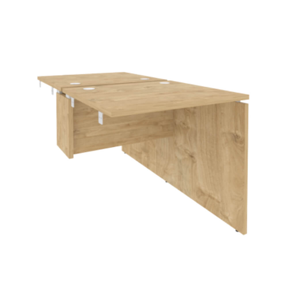 Стол-приставка двойной к опорным элементам 780x1475x750 (Тиквуд Светлый, 780x1475x750)