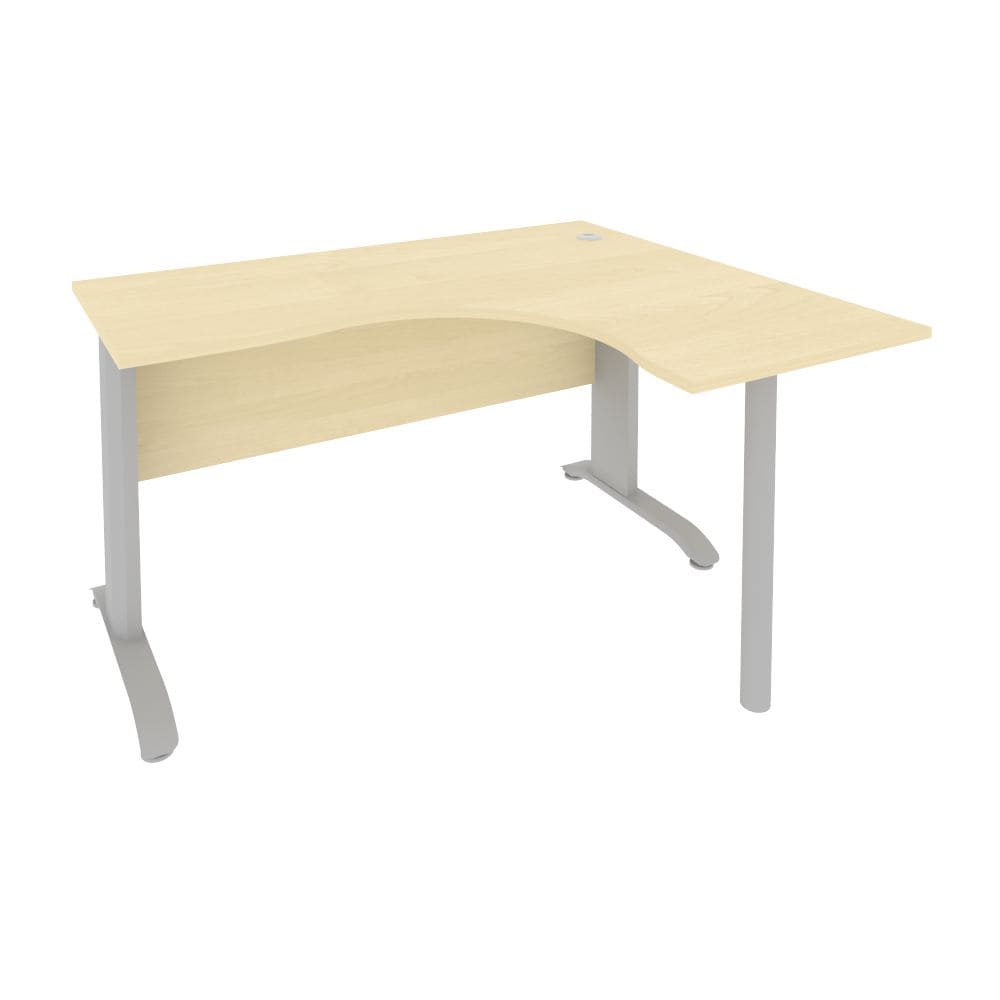 Стол криволинейный Правый на м/к 1400x1200x750 (Клён, 1400x1200x750)