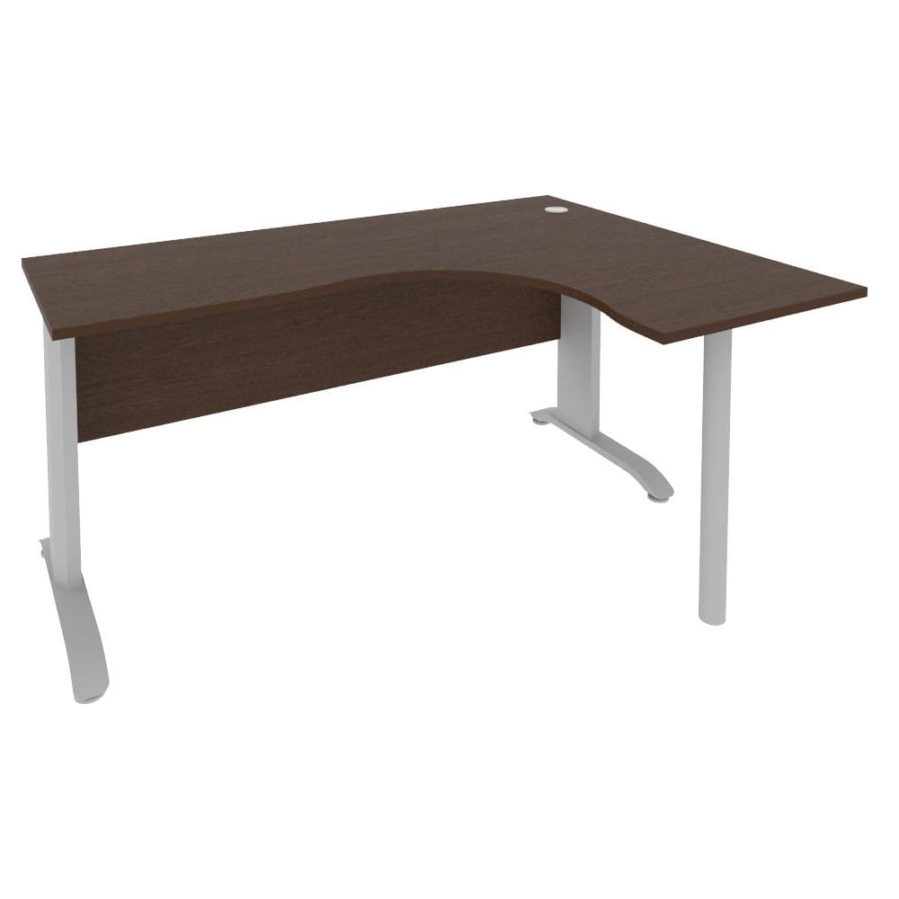 Стол криволинейный Правый на м/к 1600x1200x750 (Венге Цаво, 1600x1200x750)