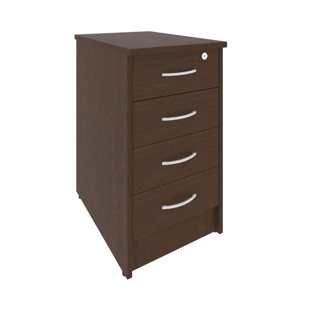 Тумба приставная 4 ящ. 412x600x750  (Венге Цаво, 412x600x750)