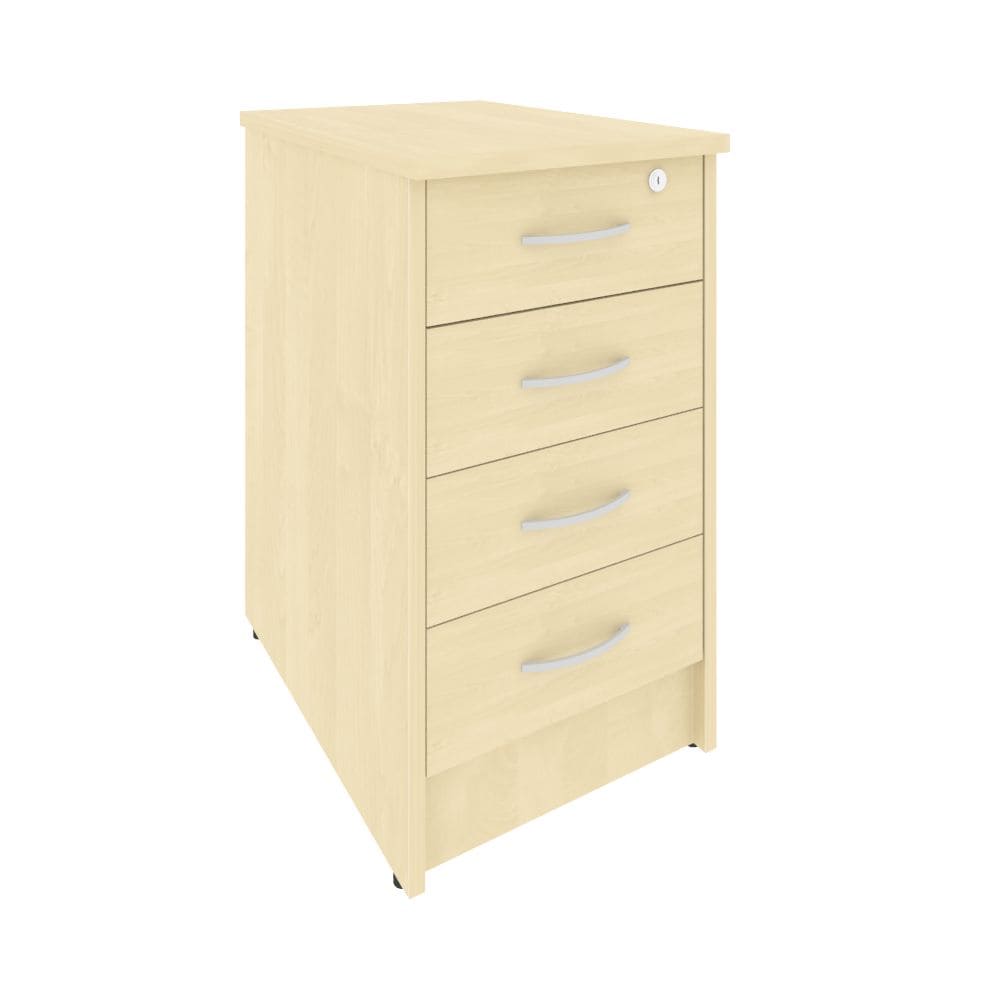 Тумба приставная 4 ящ. 412x600x750  (Клён, 412x600x750)