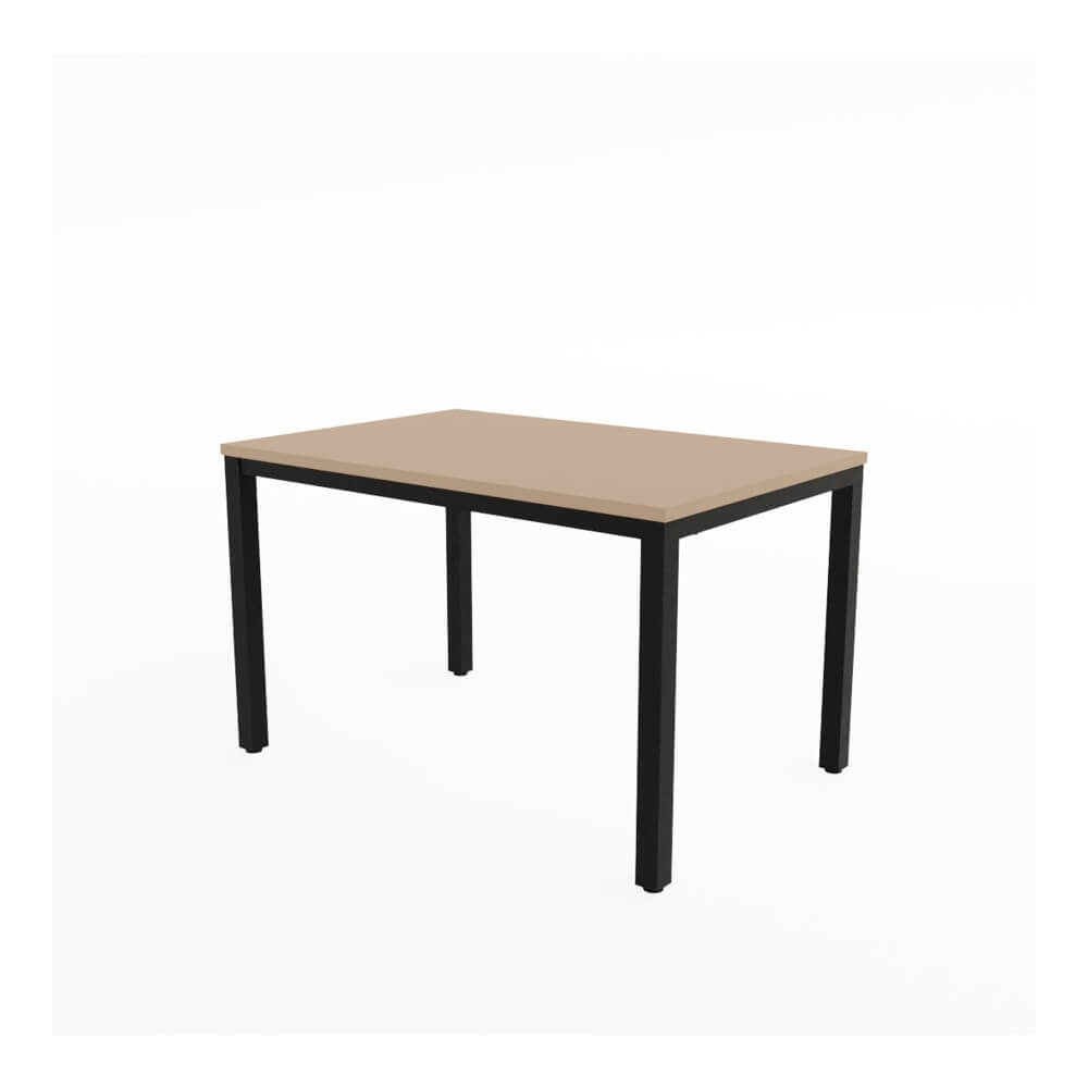 Стол обеденный прямоугольный LANCH 1200x800x740 (Mokko/чёрный, 1200x800x740)
