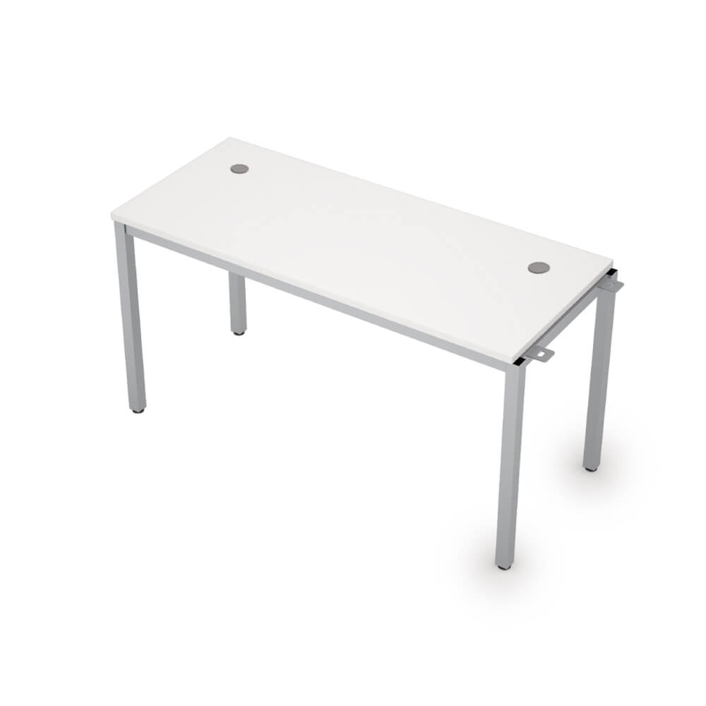 Начальный модуль линейной бенч-системы 1400x600x750 (Белый/алюминий матовый, 1400x600x750)