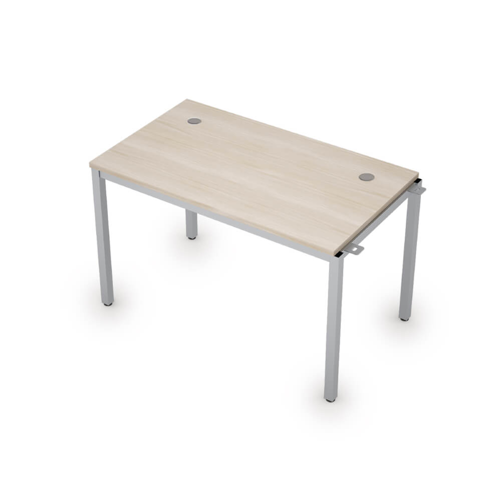 Начальный модуль линейной бенч-системы 1200x700x750 (Шамони Светлый/алюминий матовый, 1200x700x750)