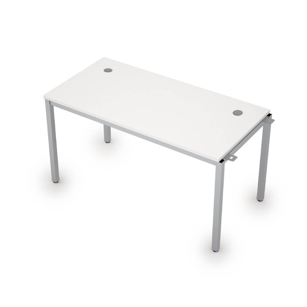 Начальный модуль линейной бенч-системы 1400x700x750 (Белый/алюминий матовый, 1400x700x750)