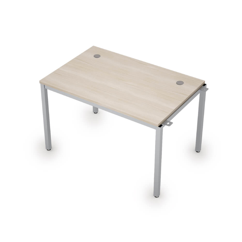 Начальный модуль линейной бенч-системы 1200x800x750 (Шамони Светлый/алюминий матовый, 1200x800x750)