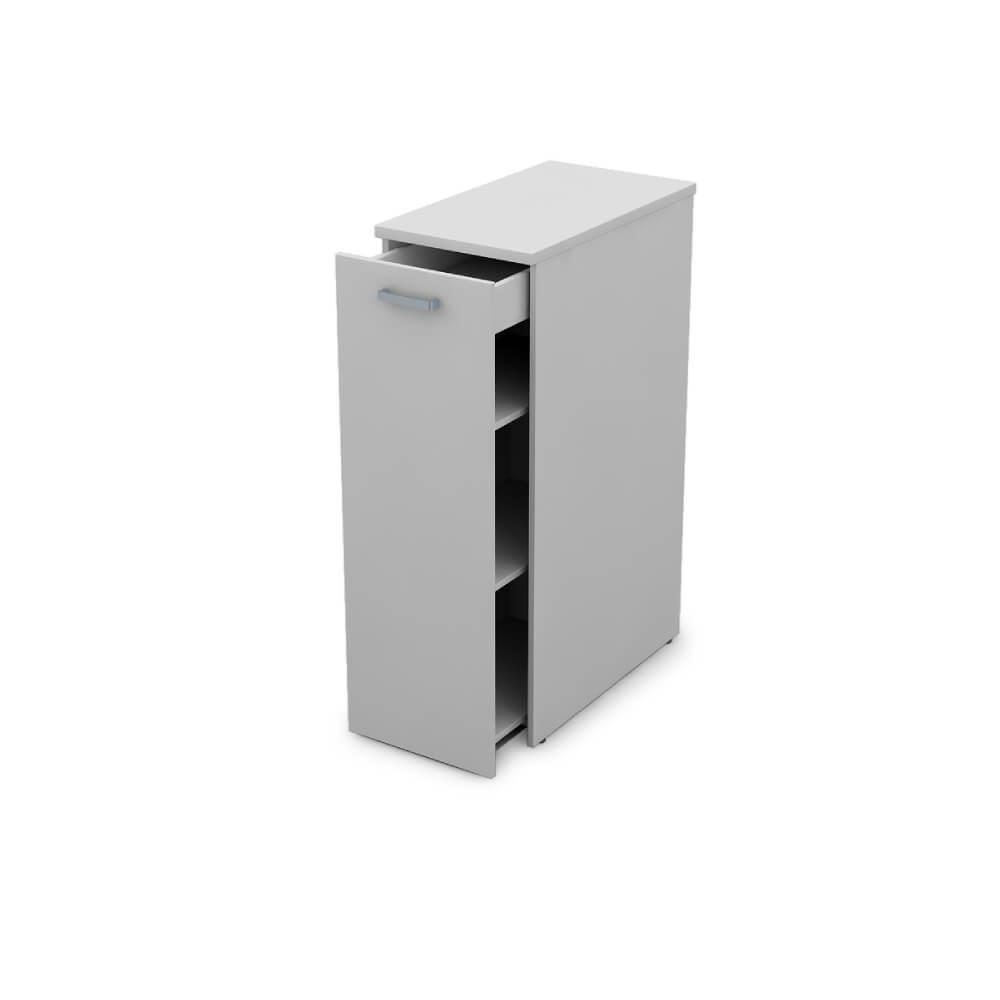 Тумба высокая с выкатной секцией 394x800x1150 (Белый, 394x800x1150)