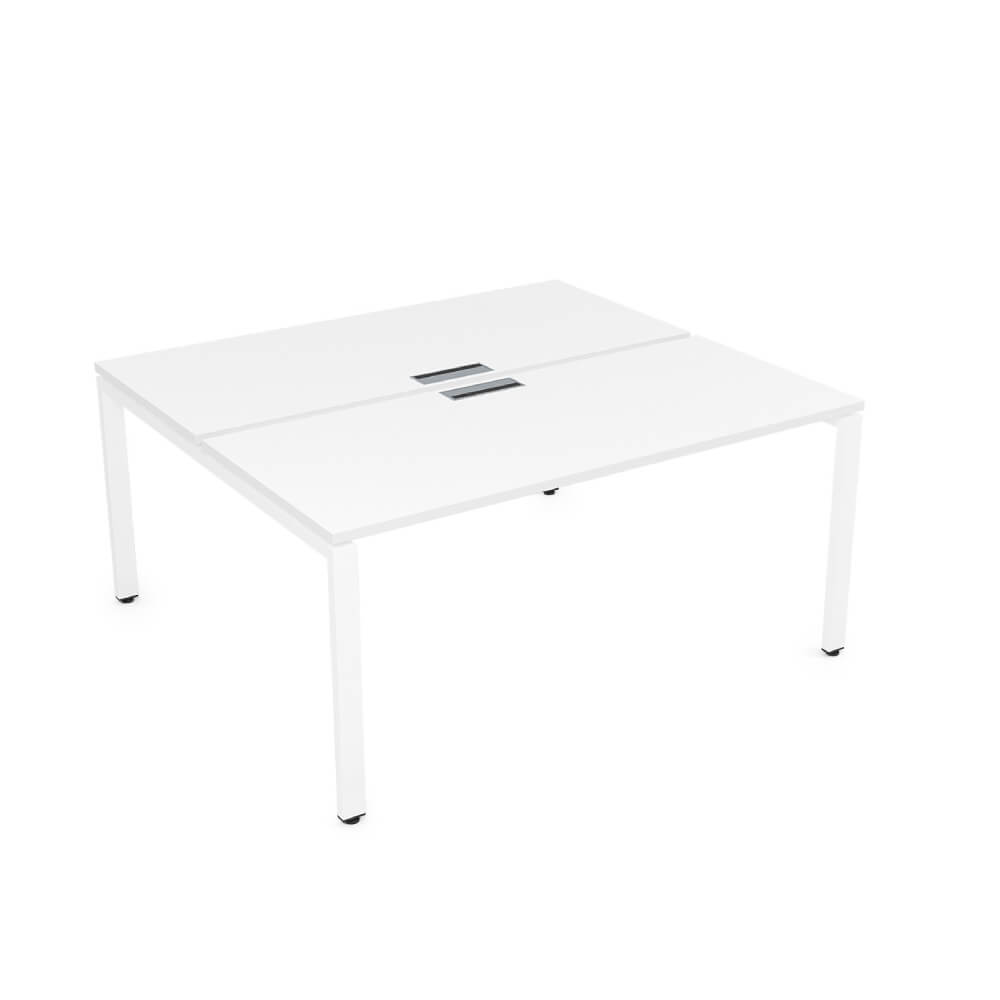 Система Бенч на 2 рабочих места 1600x1435x750 (Белый Премиум/белый, 1600x1435x750)