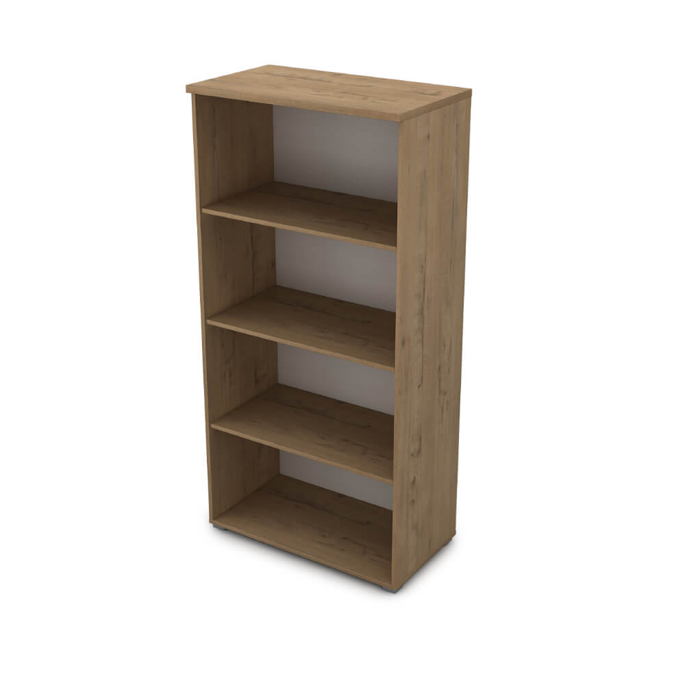 Стеллаж средний 4 ур. 800x450x1645 ЛДСП (Teakwood, 800x450x1645, Задняя стенка шкафа: ЛДСП)