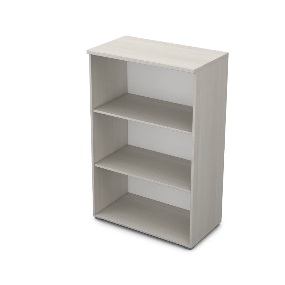 Стеллаж средний 3 ур. 800x450x1245 ЛДСП (Ivory, 800x450x1245, Задняя стенка шкафа: ЛДСП)