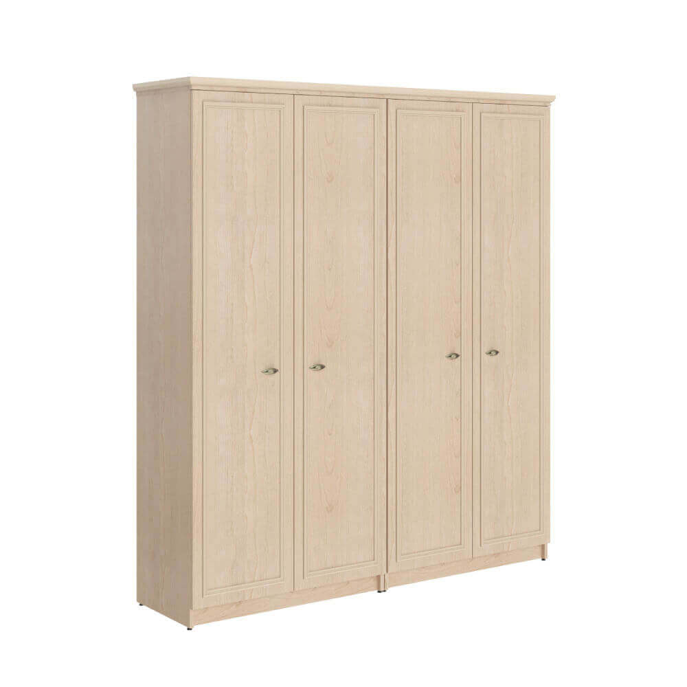 Шкаф высокий 2-х секционный с глухими дверьми 1808x466x2023 (Бук Тиара, 1808x466x2023)