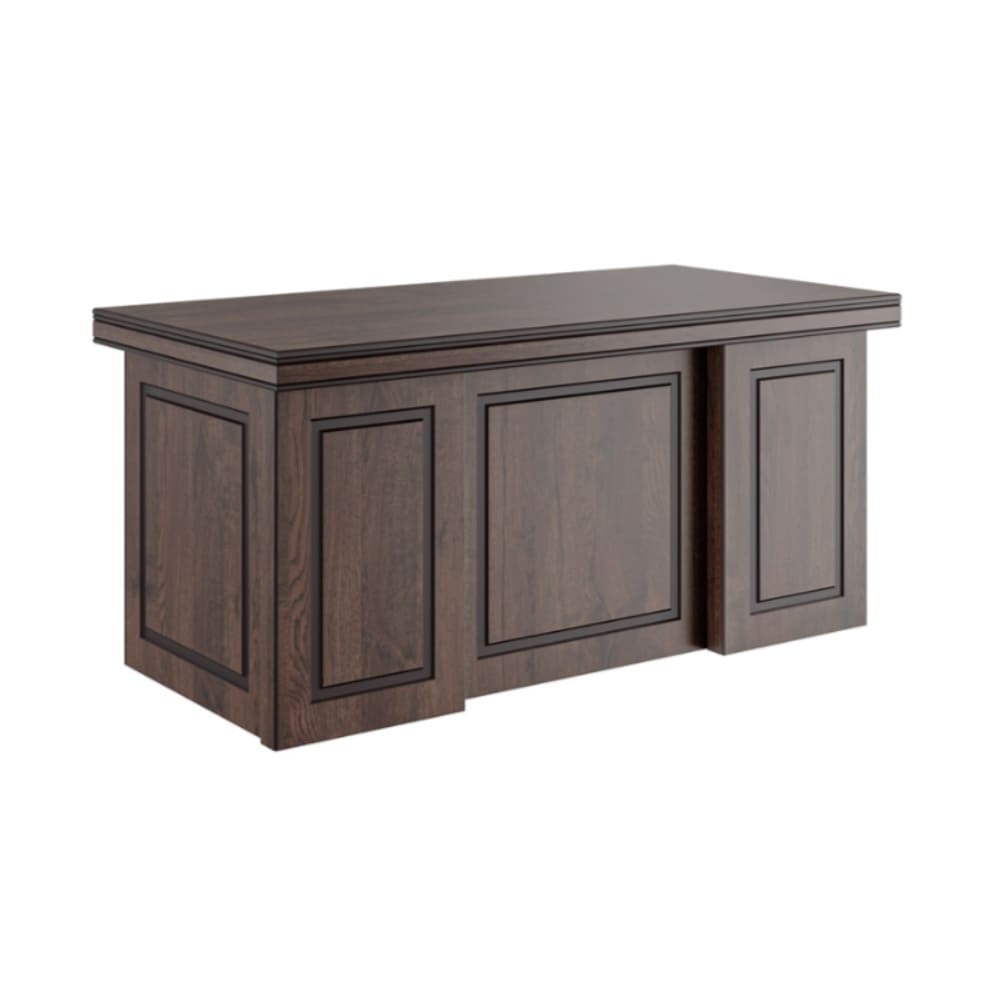 Стол письменный для руководителя (филенка) 1600x800x760 (Дуб Апрельский, 1600x800x760)