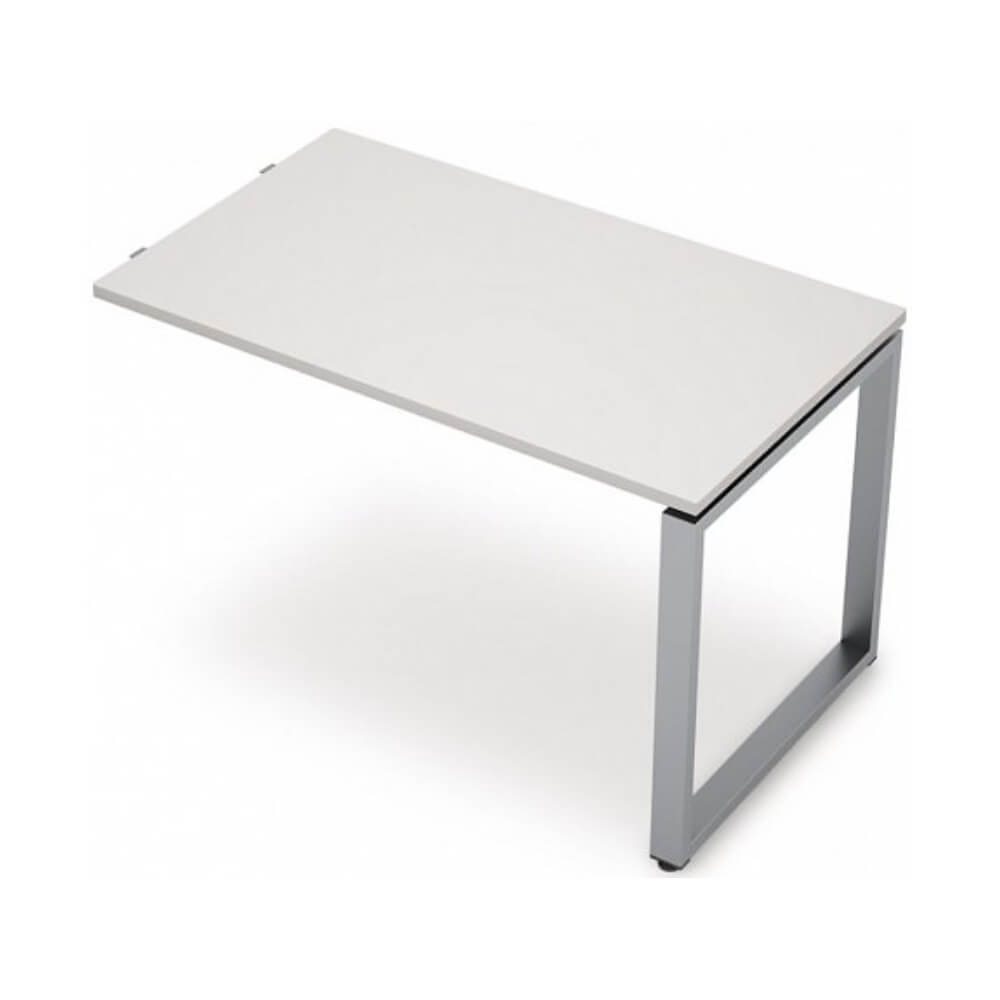 Приставной элемент на О-обр. м/к 1000x600x750 (Белый/алюминий матовый, 1000x600x750)