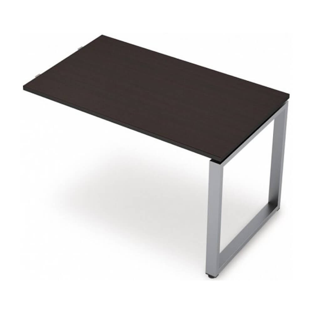 Приставной элемент на О-обр. м/к 1000x600x750 (Венге/алюминий матовый, 1000x600x750)