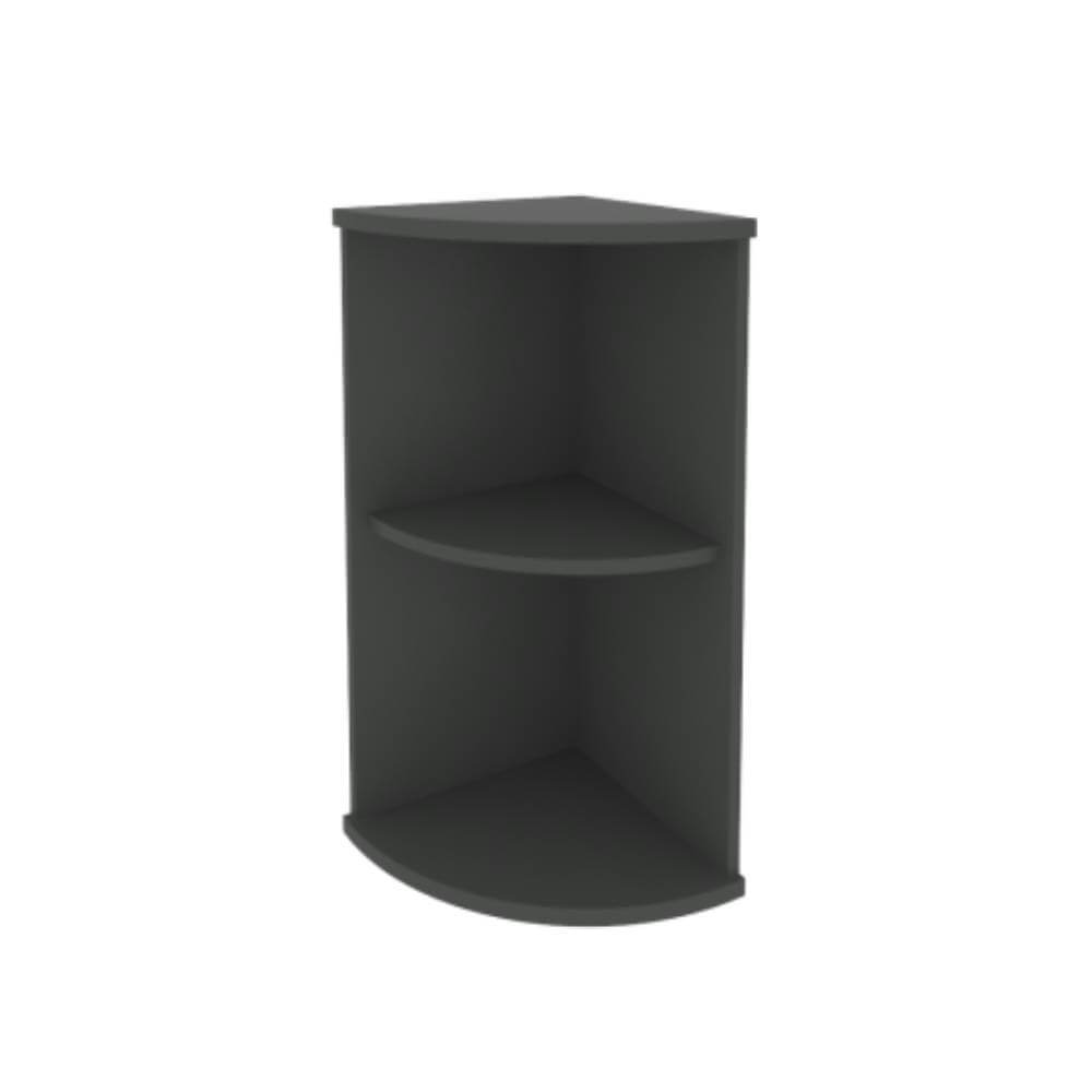 Стеллаж угловой 2 ур. 365x365x828 (Антрацит, 365x365x828)