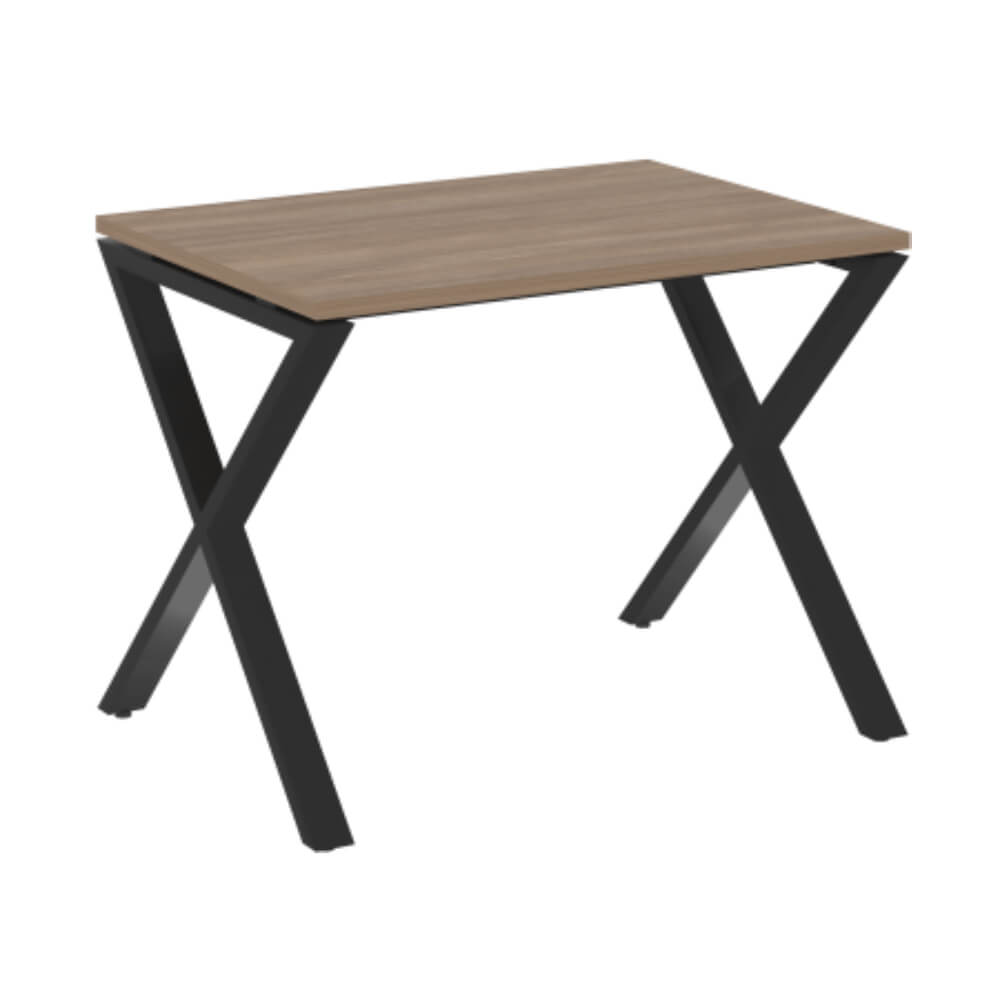Стол рабочий (Х-образные опоры) 980x720x750 (Дуб Аризона/чёрный, 980x720x750)