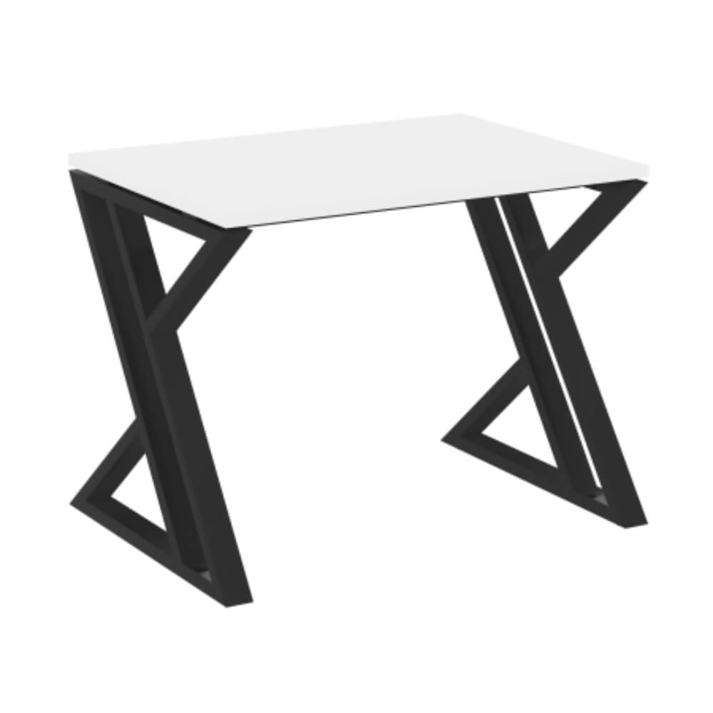 Стол рабочий (Z-образные опоры) 980x720x750 (Белый Бриллиант/чёрный, 980x720x750)