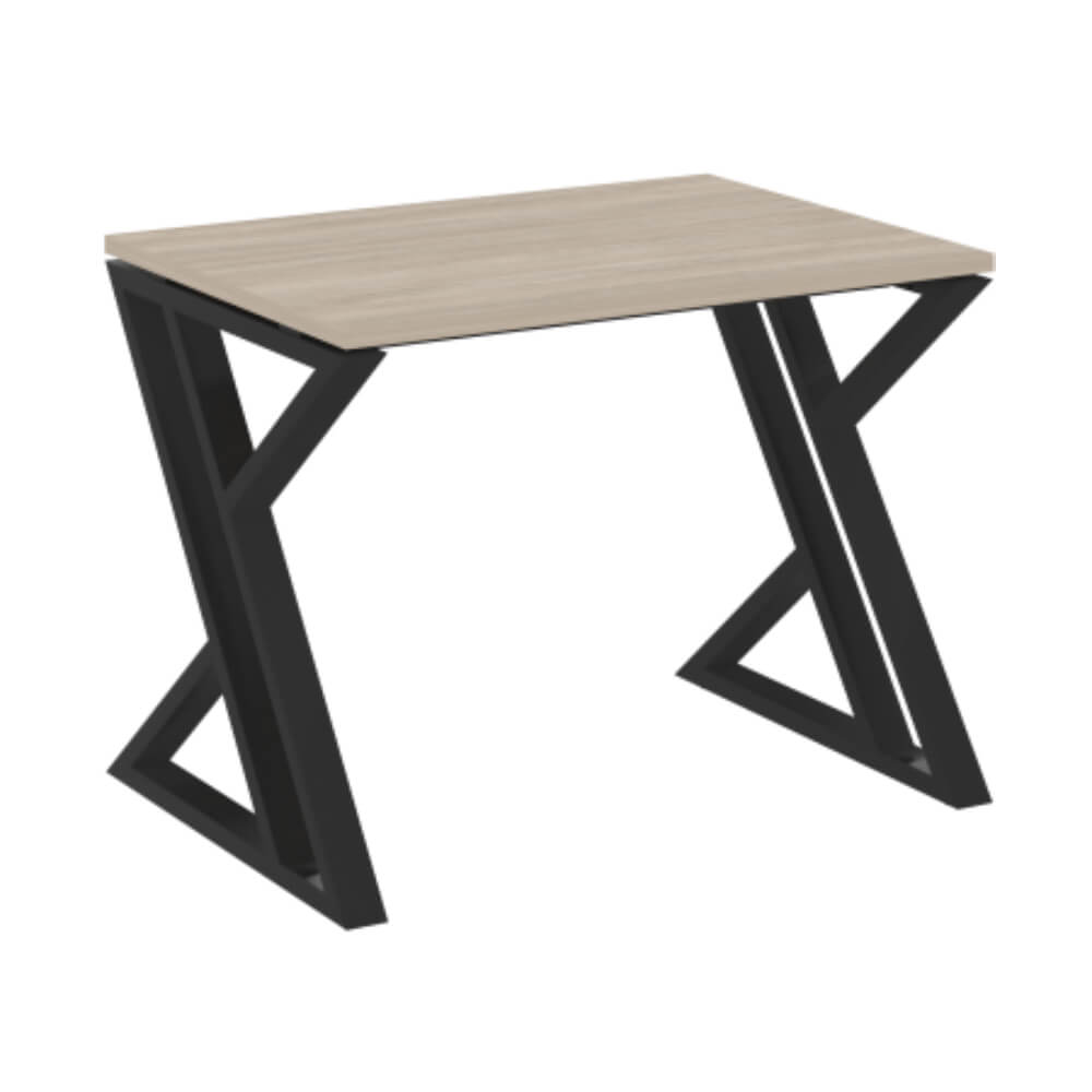 Стол рабочий (Z-образные опоры) 980x720x750 (Дуб Аттик/чёрный, 980x720x750)
